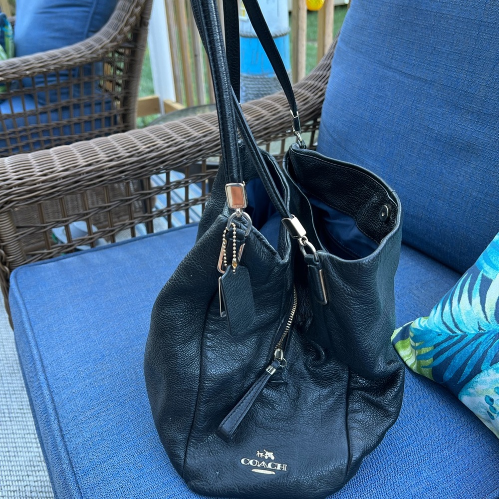 Coach soft black bag